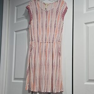 Matilda Jane Pink and Orange Patterned Dress